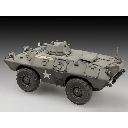 Model of plastic armored...