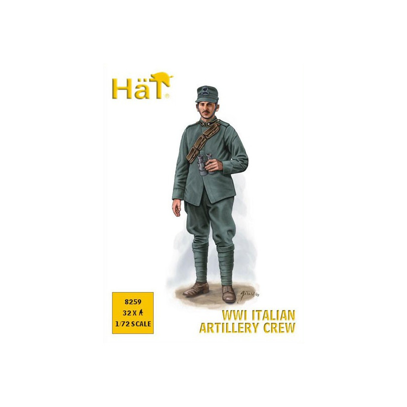 Italian artillery figurine wwi 1/72 | Scientific-MHD
