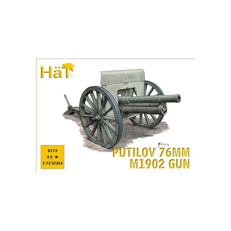 Canon Putilov 76mm M1902 1/72 figurine | Scientific-MHD
