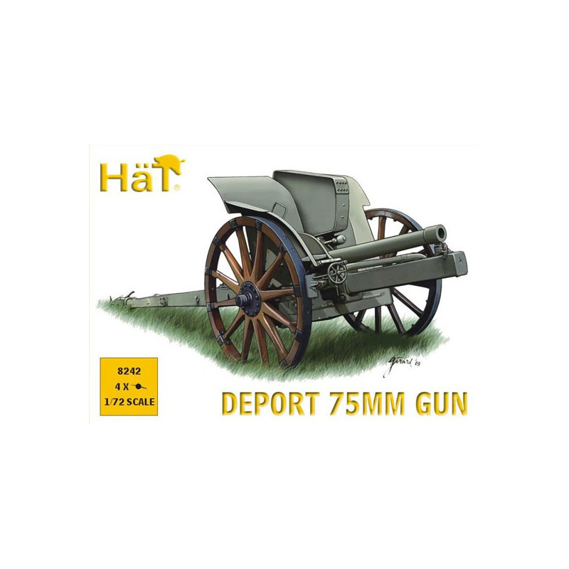 Italian canon figurine 75mm wwi 1/72 | Scientific-MHD