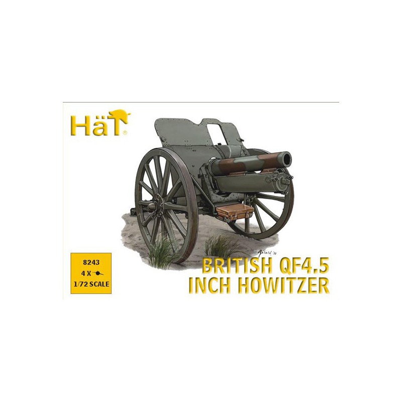Canon figurine QF4.5 Inch Howitzer 1/72 | Scientific-MHD