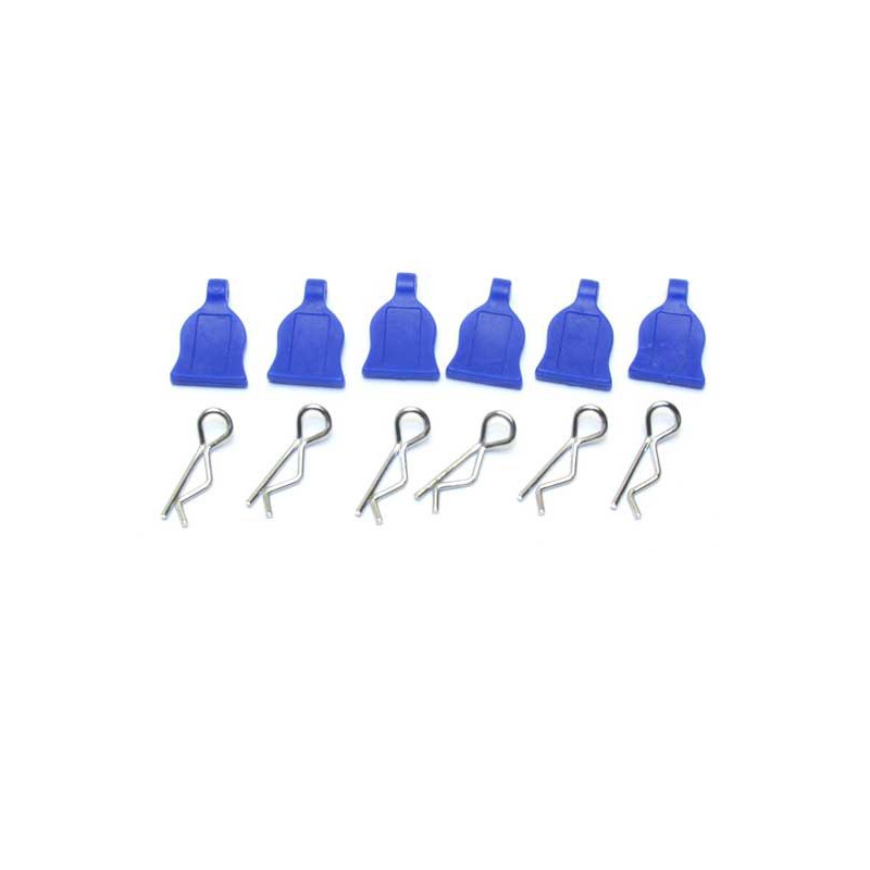 Radio -controlled car accessories 6 clips at ENLEV. fast blue | Scientific-MHD