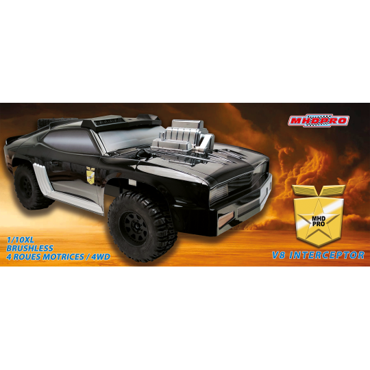 Draft car -controlled car interceptor black XL 1/10 | Scientific-MHD