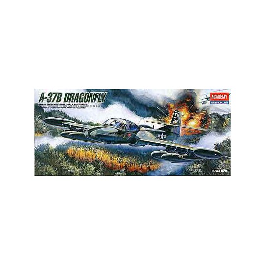 Plastic plane model A-37B Dragon FLY1/72 | Scientific-MHD
