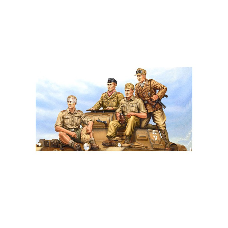 Tropical German Panzer Crew 1/35 figurine | Scientific-MHD