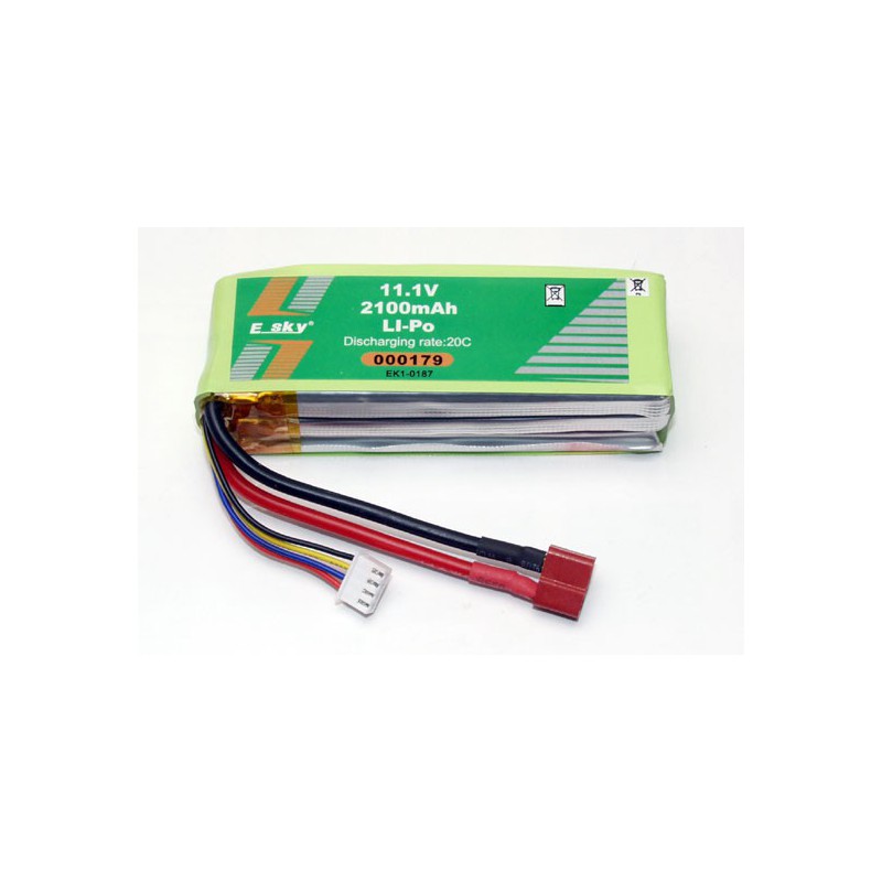 LIPO battery for radio -controlled lipo 11.1v 2100 mA 20c | Scientific-MHD