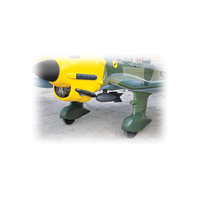 Radio -controlled thermal aircraft Ju 87b Stuka120 Arf | Scientific-MHD