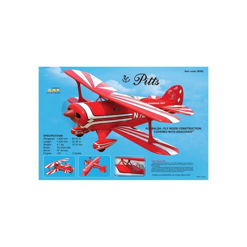 Pitts 91 ARF V2 radio -controlled thermal airplane | Scientific-MHD