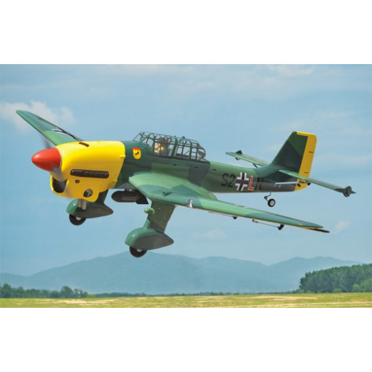 Radio -controlled thermal aircraft Ju87b Stuka 60cc ARF | Scientific-MHD