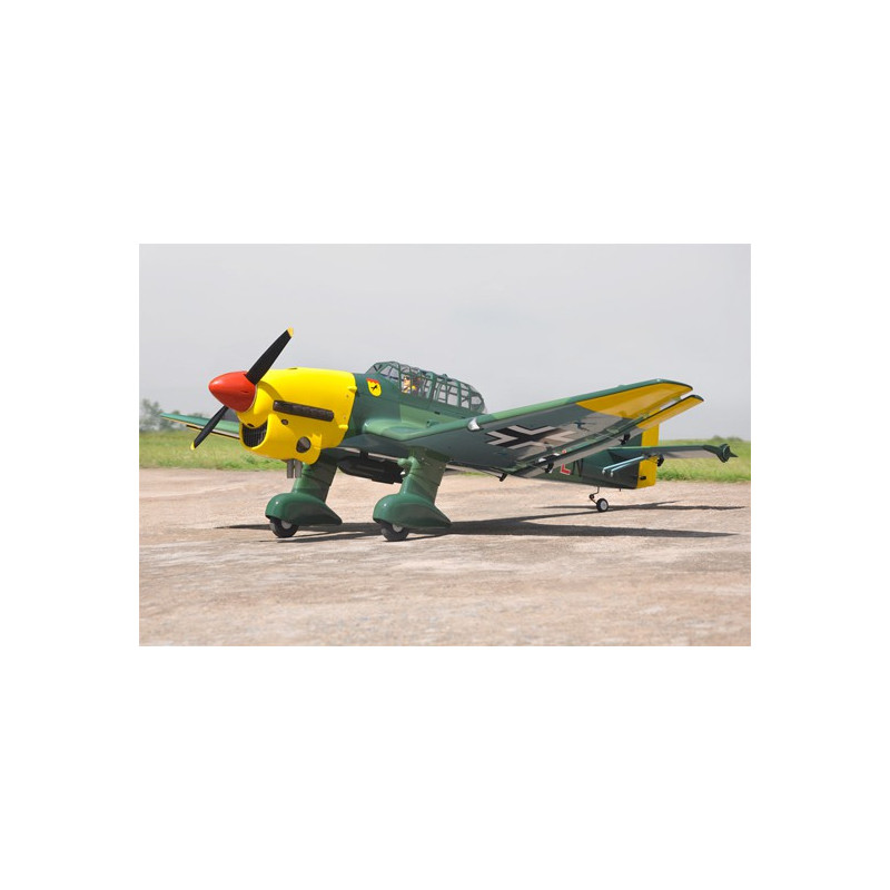 Radio -controlled thermal aircraft Ju87b Stuka 60cc ARF | Scientific-MHD