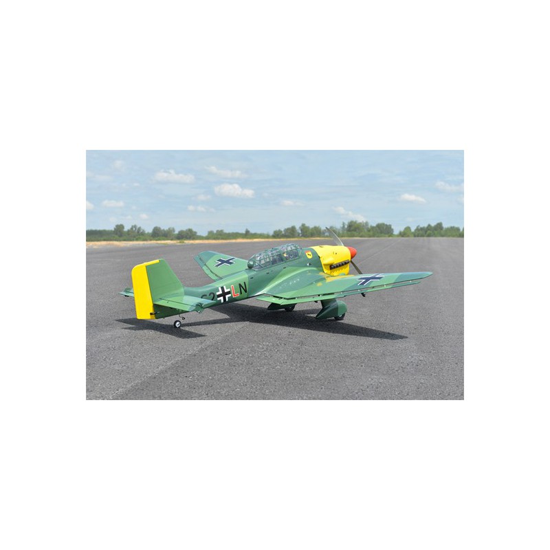 Radio -controlled thermal aircraft Ju87b Stuka 60cc ARF | Scientific-MHD