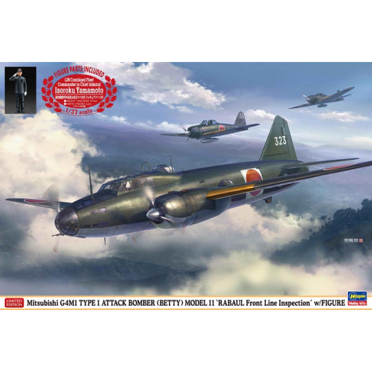 Plastic model aircraft G4M1 BETTY Type 11 1:72 Plastic model aircraft G4M1...