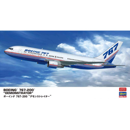 Plastic model aircraft Boeing 767-200 'Demonstrator' 1:200 Plastic model aircraft...