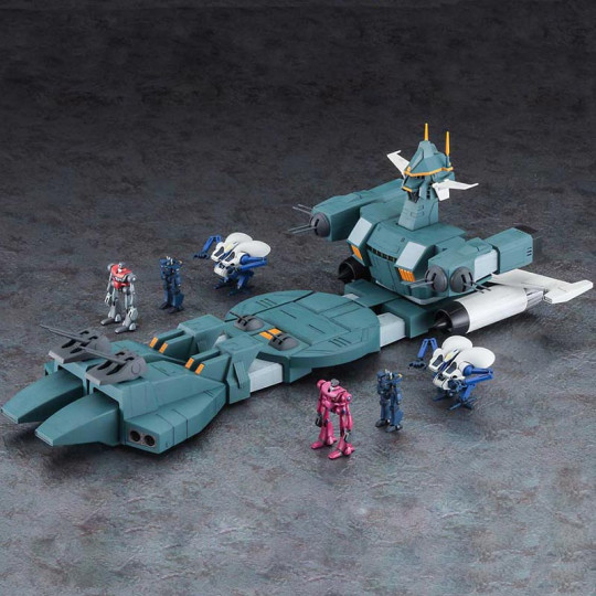 Plastikmodell der TV-Serie "Combat Mecha Xabungle" Gear Gear 1:500 Plastikmodell der TV-Serie...