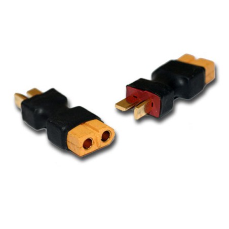 Charger for battery for radiocheted appliance adapter Dean male / XT60 female block | Scientific-MHD Charger for battery for radiocheted appliance adapter Dean male / XT60 female block | Scientific-MHD