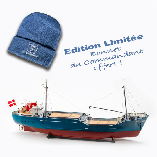 Radio-controlled electric boat The MERCANTIC 1:50 Radio-controlled electric...