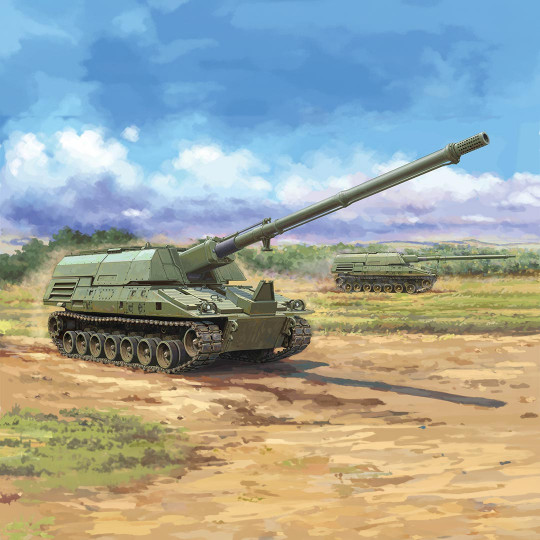Plastic model of the tank XM2001 Crusader SPH 1:35 Plastic model of the tank...