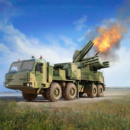 Plastic Model Russian Military Truck 72V6 of 96k6 Pantsir-S1 SPAAGM BAZ-6909 1:35 Plastic Model Russian...