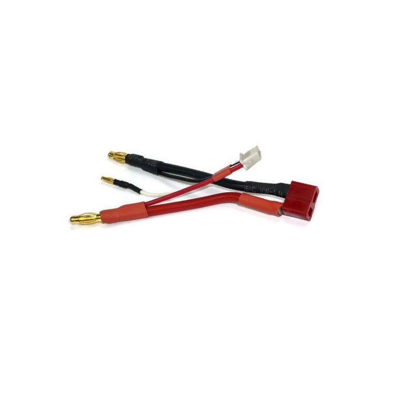 Charger for accusation for radio -controlled device Dean/contact adapter 4mm + equil. | Scientific-MHD