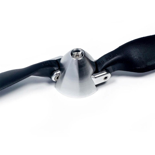 On-board accessory 35mm-diameter aluminum cone with 12x6 folding propeller, including 4 clamps On-board accessory...