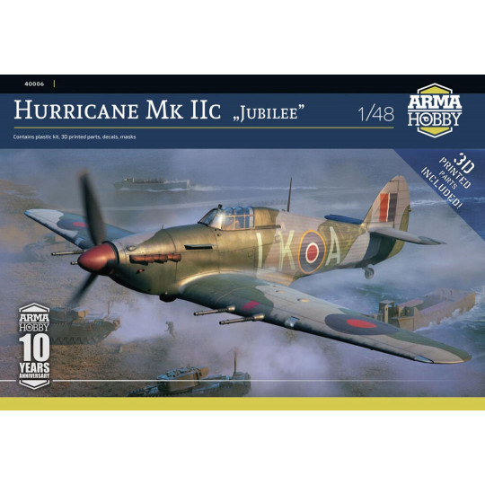 Hurricane Mk IIc Jubilee EDITION LIMITEE 1:48 plastic model aircraft Hurricane Mk IIc Jubilee...