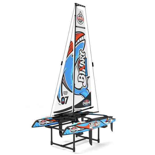RC sailboat mini catamaran...