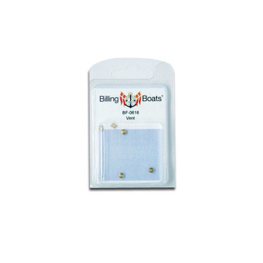 Brass aerator filler in 3x4mm brass (10pcs) | Scientific-MHD