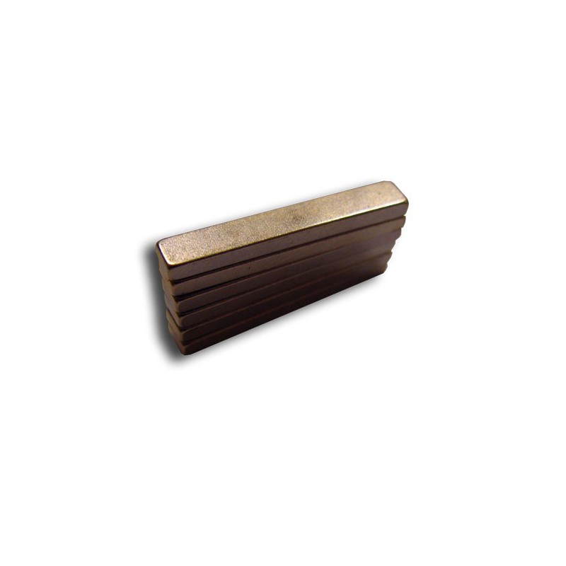 Embedded accessory rectangular magnets 25x4mm (6 pcs) | Scientific-MHD