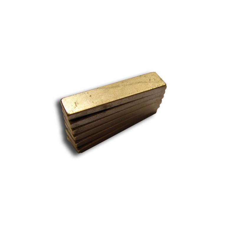 Embedded accessory rectangular magnets 25x6mm (6 pcs) | Scientific-MHD