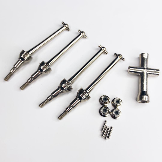 Metal drive shafts front...