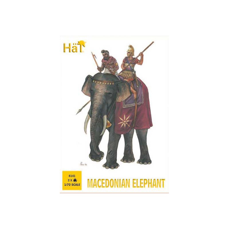 Macedonian elephant figurine 1/72 | Scientific-MHD