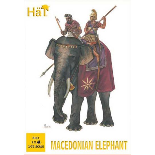 Macedonian elephant figurine 1/72 | Scientific-MHD