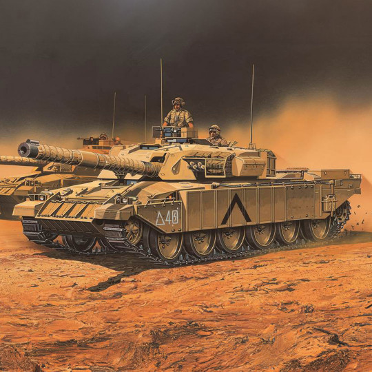 Plastic model tank British Army Challenger Mk.3 1:72 Plastic model tank British...