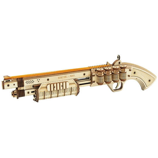 Easy 3D mechanical jigsaw puzzle for Terminator M870 pistol model Easy 3D mechanical jigsaw...