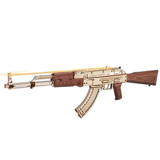 3D intermediate mechanical puzzle for AK47 assault rifle model 3D intermediate mechanical...