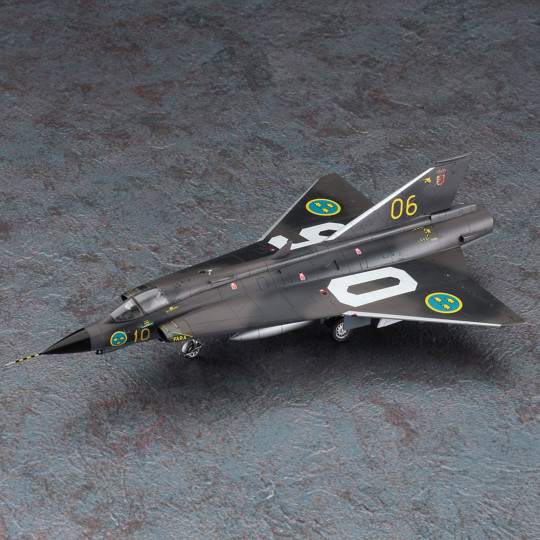 Plastic model aircraft J35F Draken E48 1:72 Plastic model aircraft J35F...