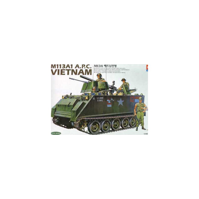 Plastic tank model M-113A1 Vietnam version 1/35 | Scientific-MHD