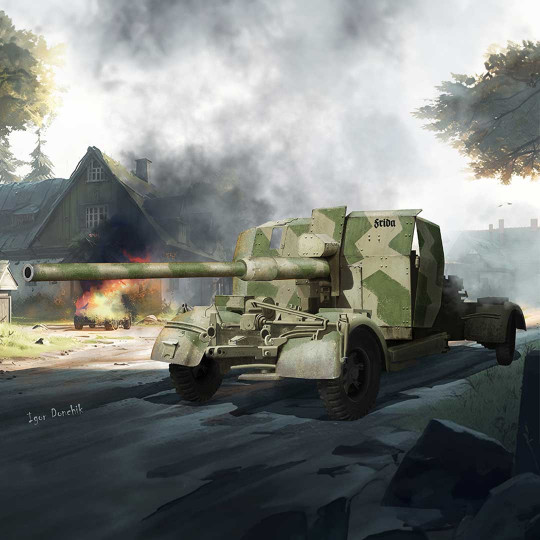 Plastic model tank German...