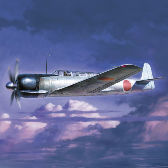 Plastic model aircraft Nakajima C6N1 Saiun prototype 1:48 Plastic model aircraft...