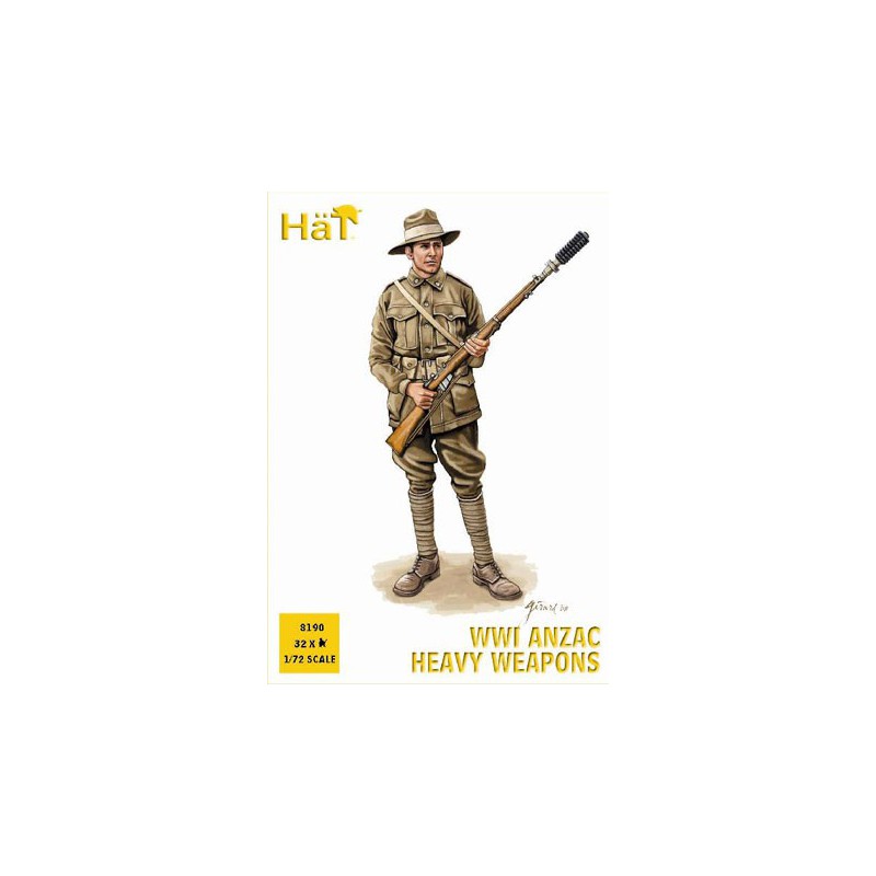 Anzac figurine heavy weapons wwi 1/72 | Scientific-MHD