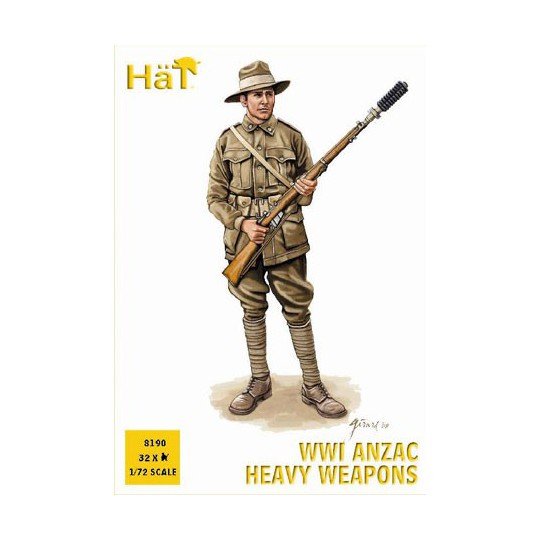 Anzac figurine heavy weapons wwi 1/72 | Scientific-MHD