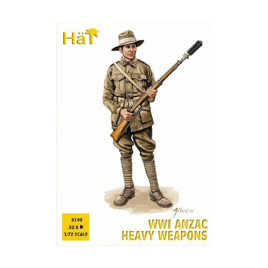 Anzac figurine heavy weapons wwi 1/72 | Scientific-MHD