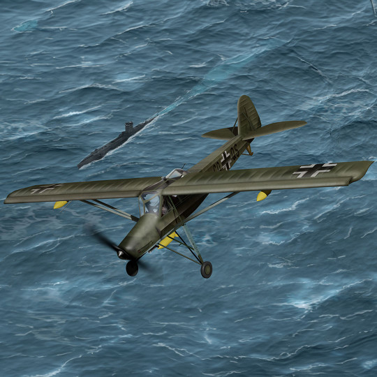 Plastic model of Fieseler...