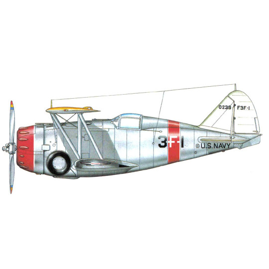 Plastic model ship F3F...