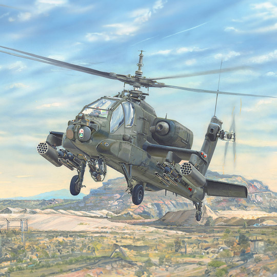 AH-64A Apache first...