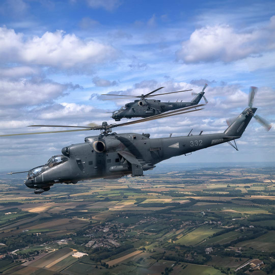 Model of Mi-24P Hind-F...