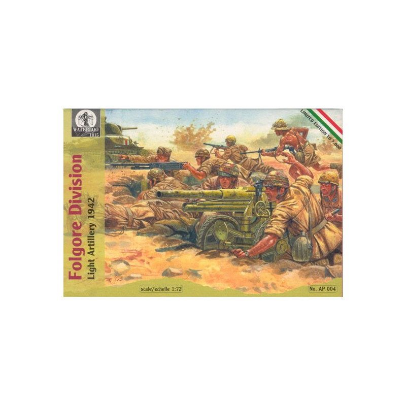 Italian artillery figurine 1942 1/72 | Scientific-MHD