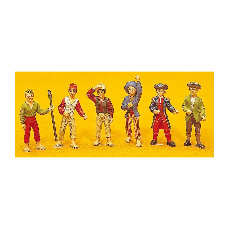 Radio -controlled 6 sailors accessory in Metal 1/64 | Scientific-MHD