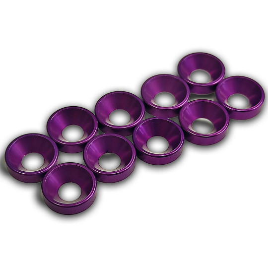Radio -controlled car accessories 10 aluminum rings 5 mm purple Radio -controlled car...