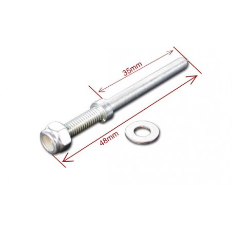 Accessory for radio -controlled airplane 4mm wheel axes for aluminum train (2 pcs) | Scientific-MHD